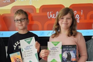 Schüler der Oberschule Weinböla beim Vorlesewettbewerb